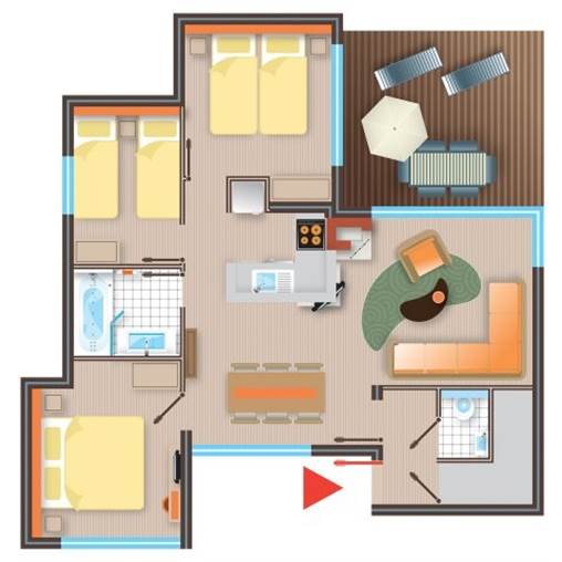 Premium cottage CH287 at Les Hauts de Bruyères